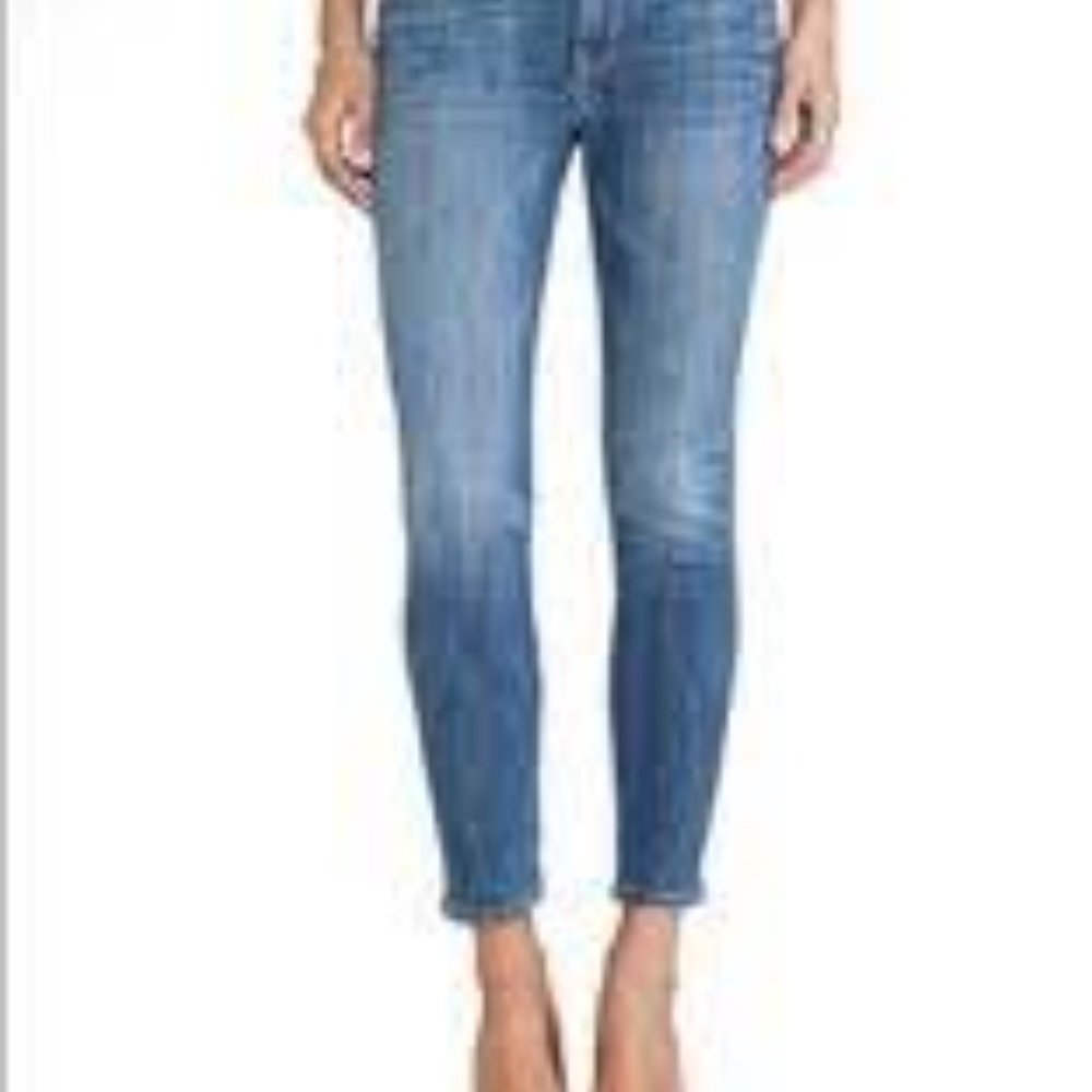 Current/Elliott The Stiletto Townsend Destroy Wash Skinny Jeans 27